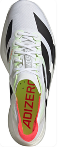 adidas Adizero Adios Pro 4 Running Shoes – Cloud White / Core Black / Silver Metallic (JR1094)